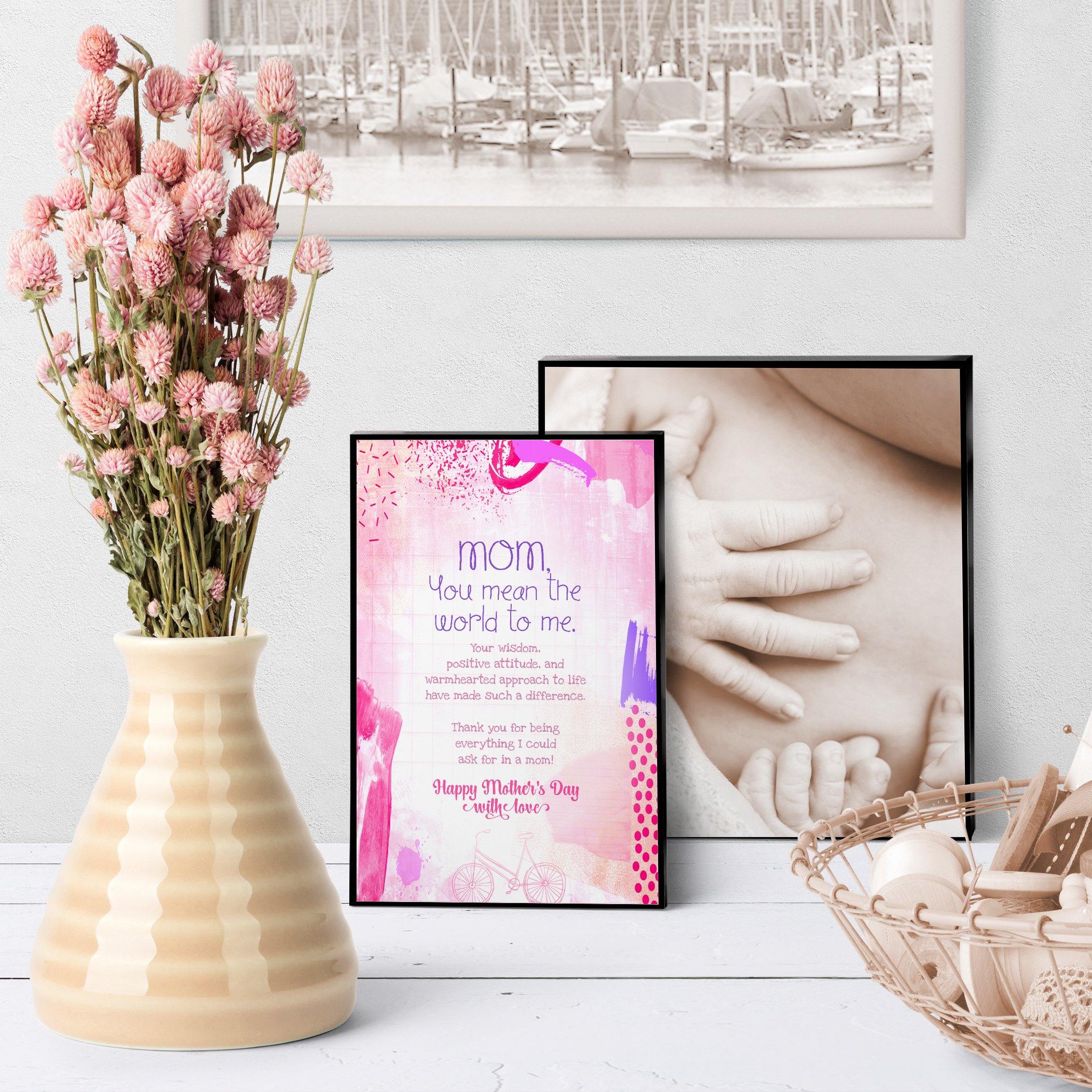 1152 Mother's Day Kind And Positive Art - deloresartcanada