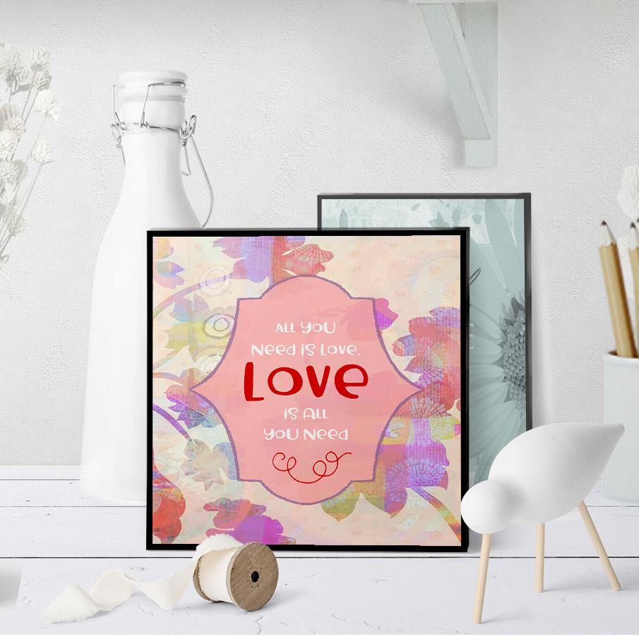 1154 All You Need Is Love V2 Art - deloresartcanada