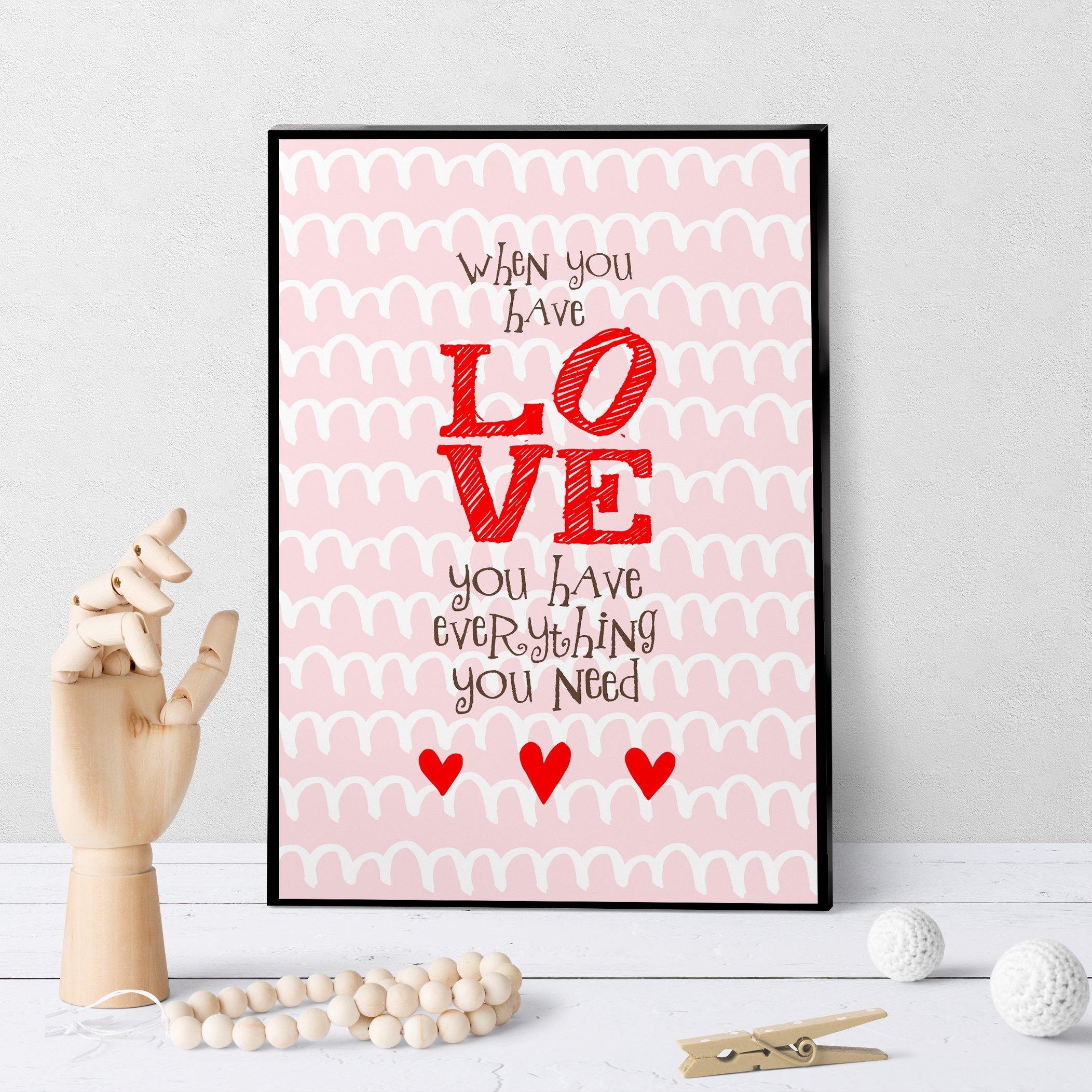 1157 When You Have Love V2 Art - deloresartcanada