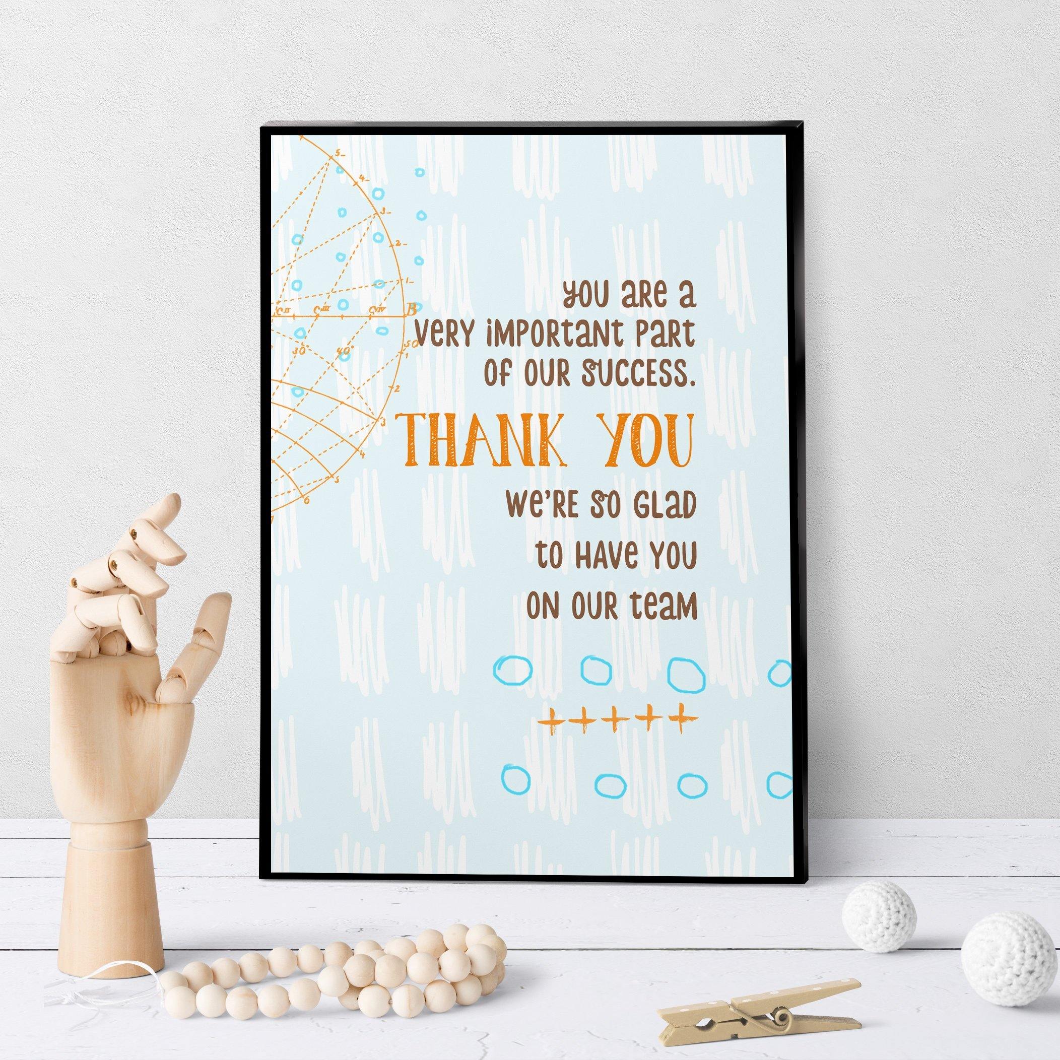 1159 Glad To Have You On Our Team Art - deloresartcanada