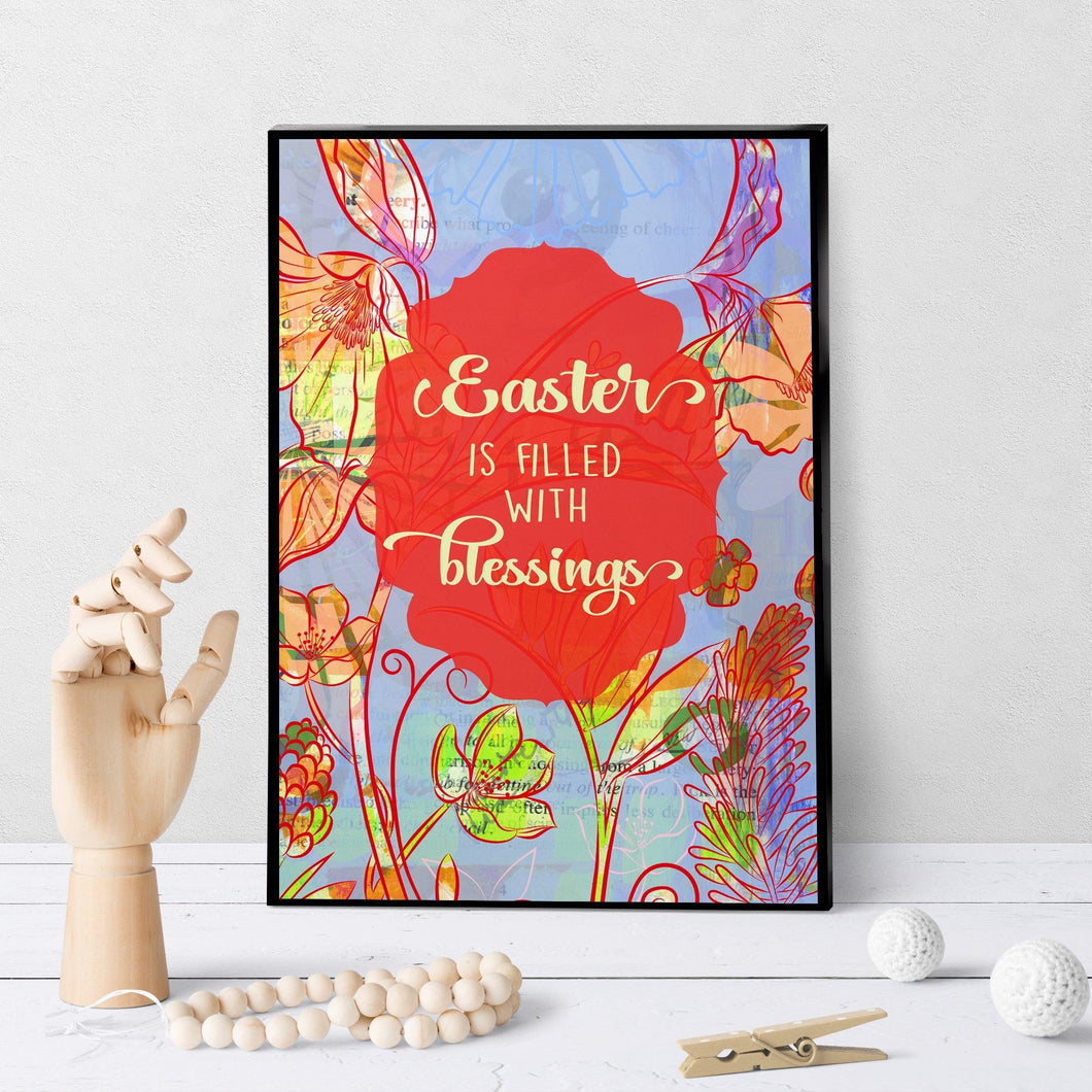 1163 Easter Is Filled With Blessings Art - deloresartcanada