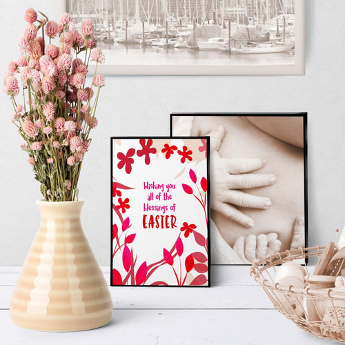 1164 Wishing You All Of The Blessings Of Easter Art - deloresartcanada