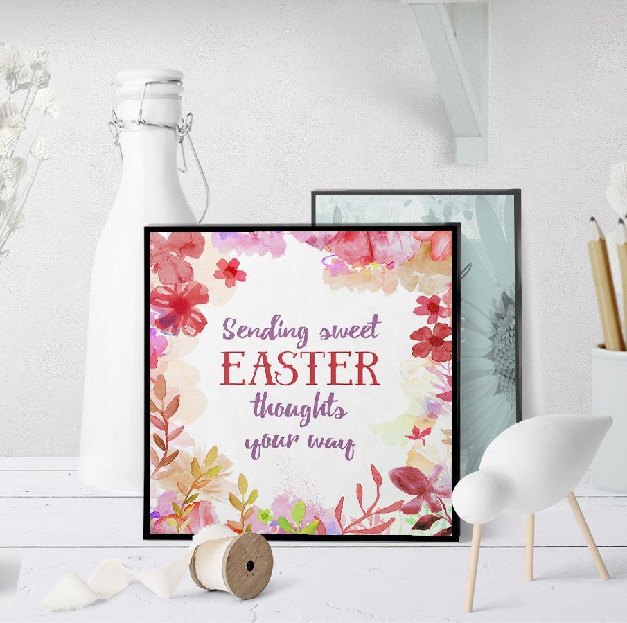 1168 Sending Sweet Easter Thoughts Your Way Art - deloresartcanada