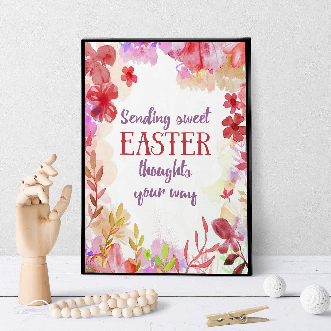 1168 Sending Sweet Easter Thoughts Your Way Art - deloresartcanada