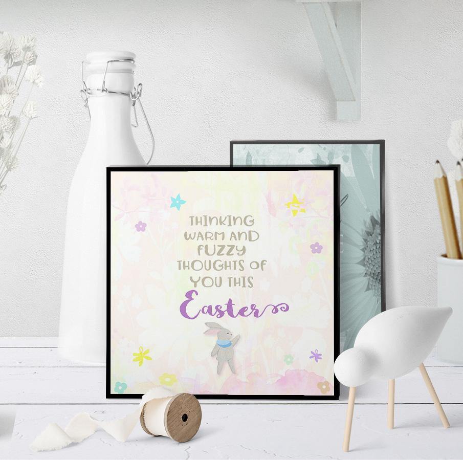 1169 Warm And Fuzzy Thoughts This Easter Art - deloresartcanada