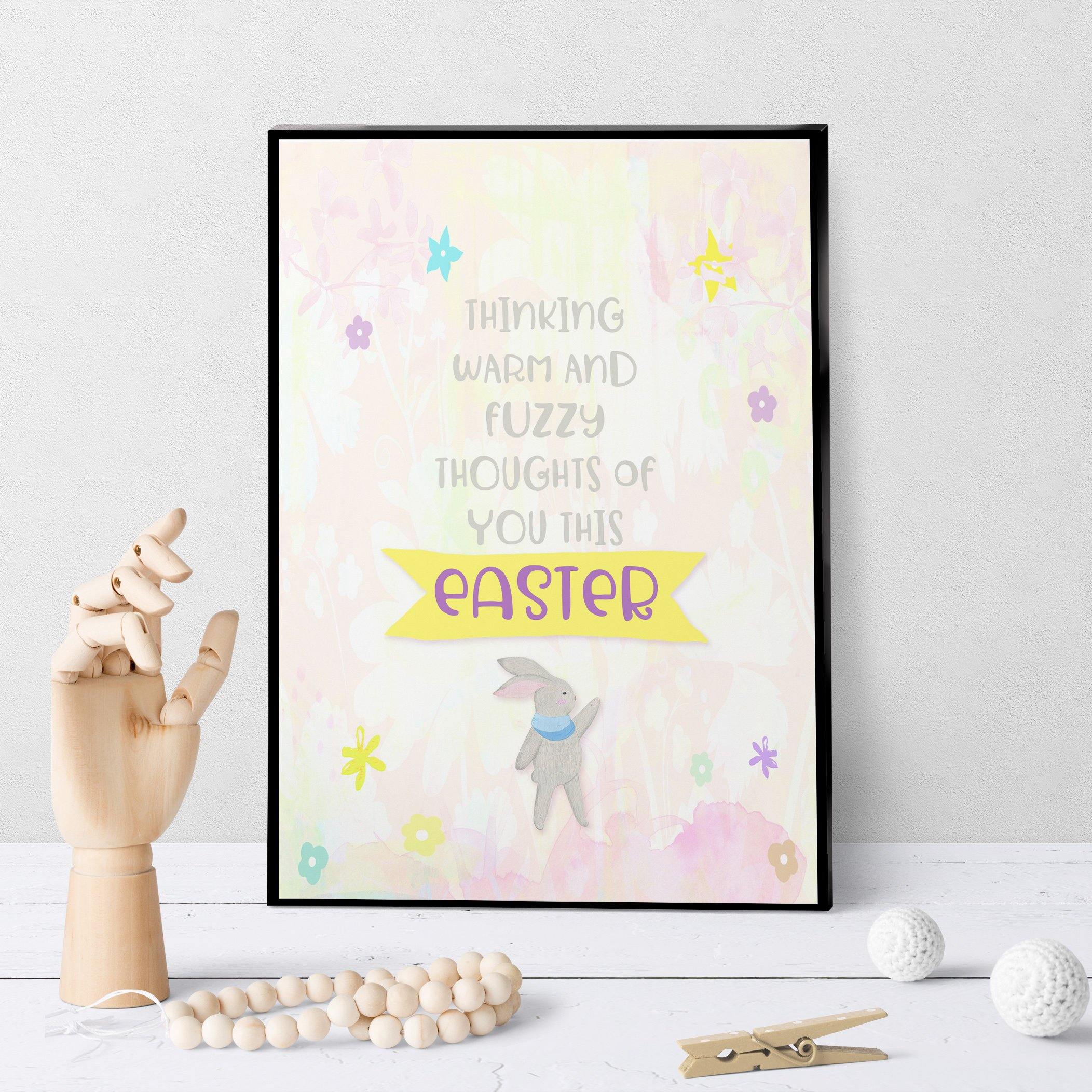 1169 Warm And Fuzzy Thoughts This Easter Art