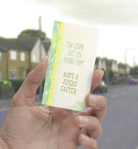 1175 Oh Come Let Us Adore Him Easter Art - deloresartcanada