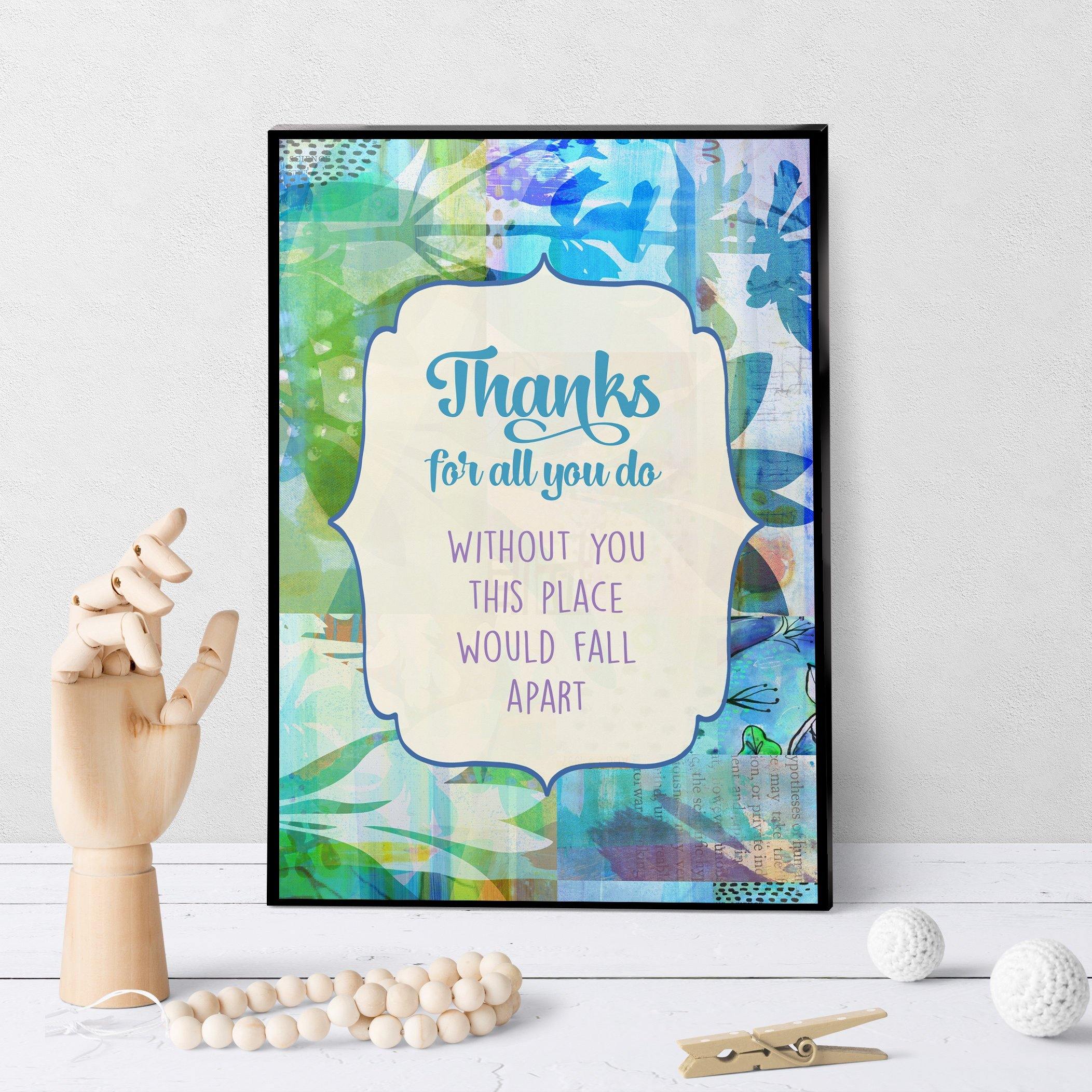 1176 Thanks For All You Do Admin Pro Art - deloresartcanada