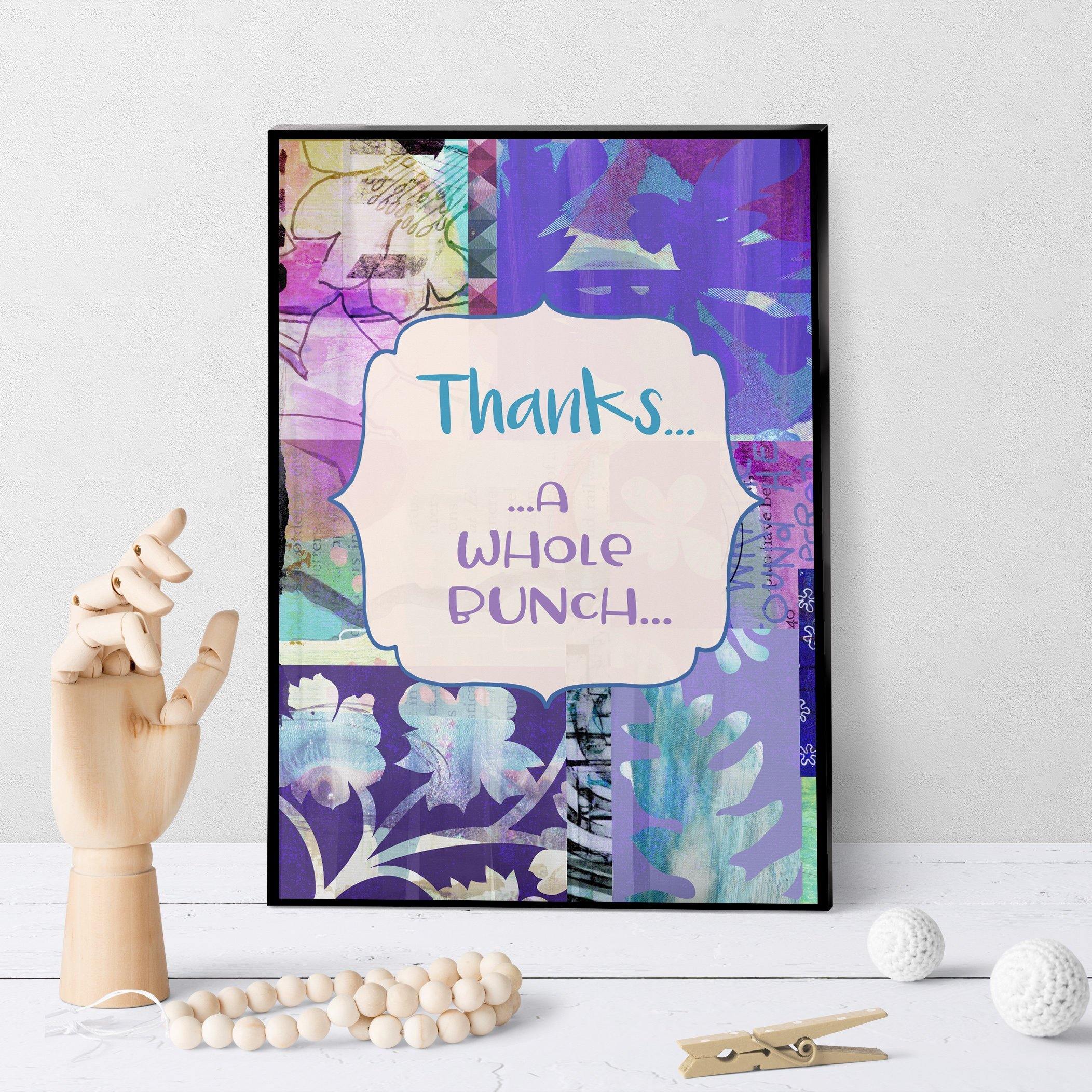 1177 Thanks A Whole Bunch Admin Pro Art - deloresartcanada