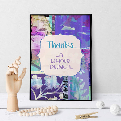 1177 Thanks A Whole Bunch Admin Pro Art - deloresartcanada