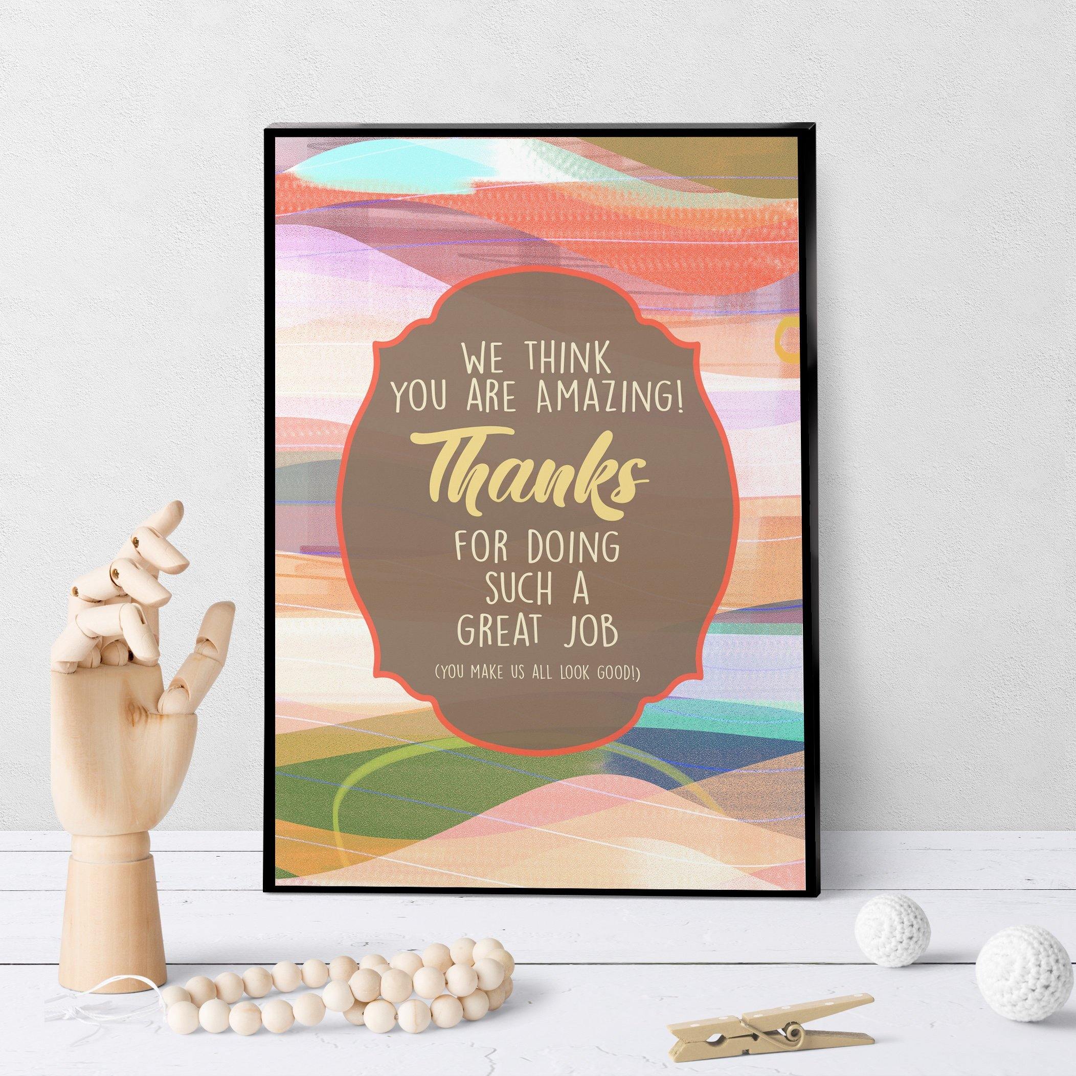 1180 We Think You're Amazing Admin Pro Art - deloresartcanada