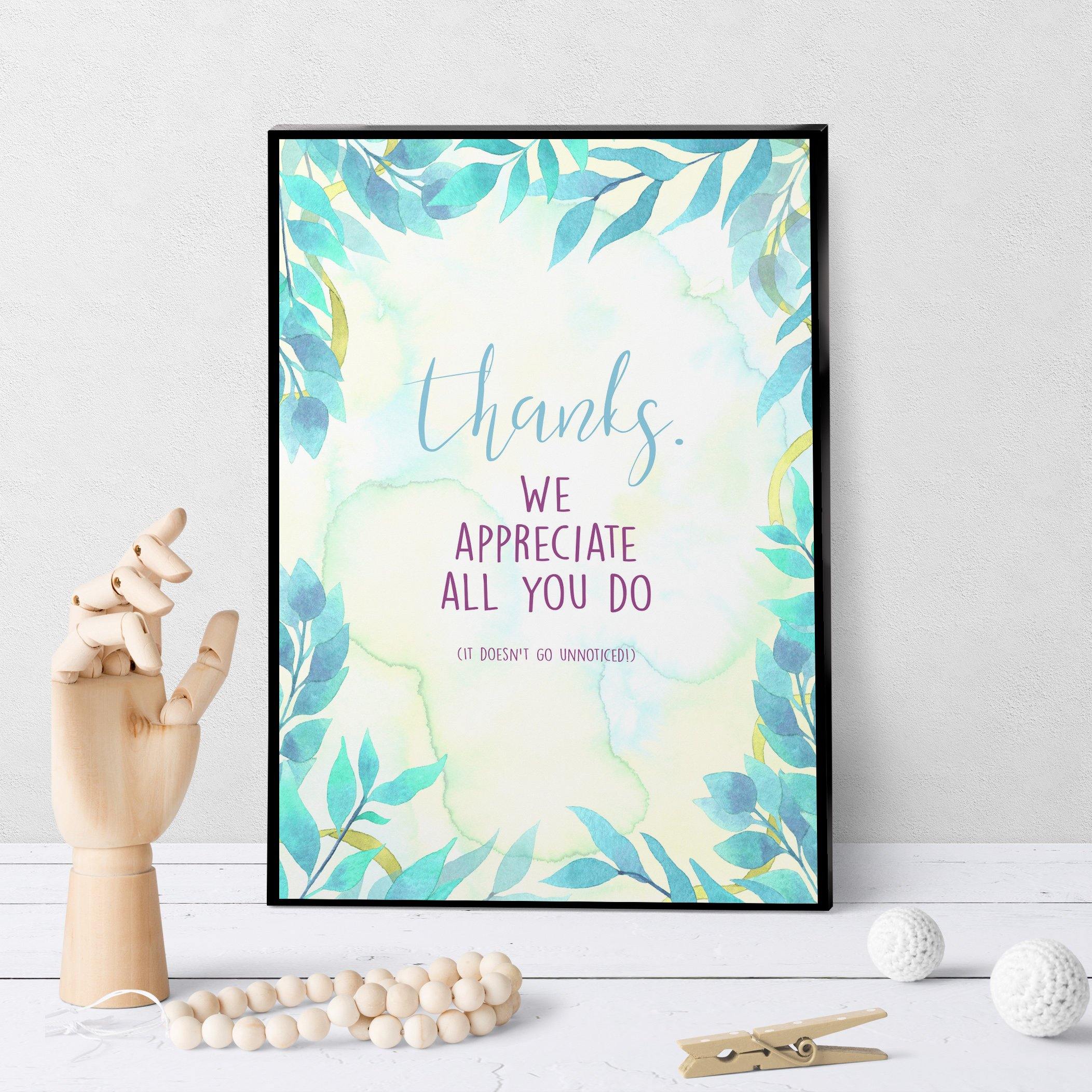 1183 Thanks Appreciate Admin Pro Art - deloresartcanada