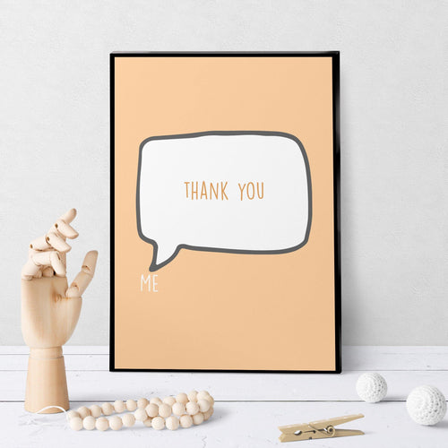 1186 Thank You From Me Art - deloresartcanada