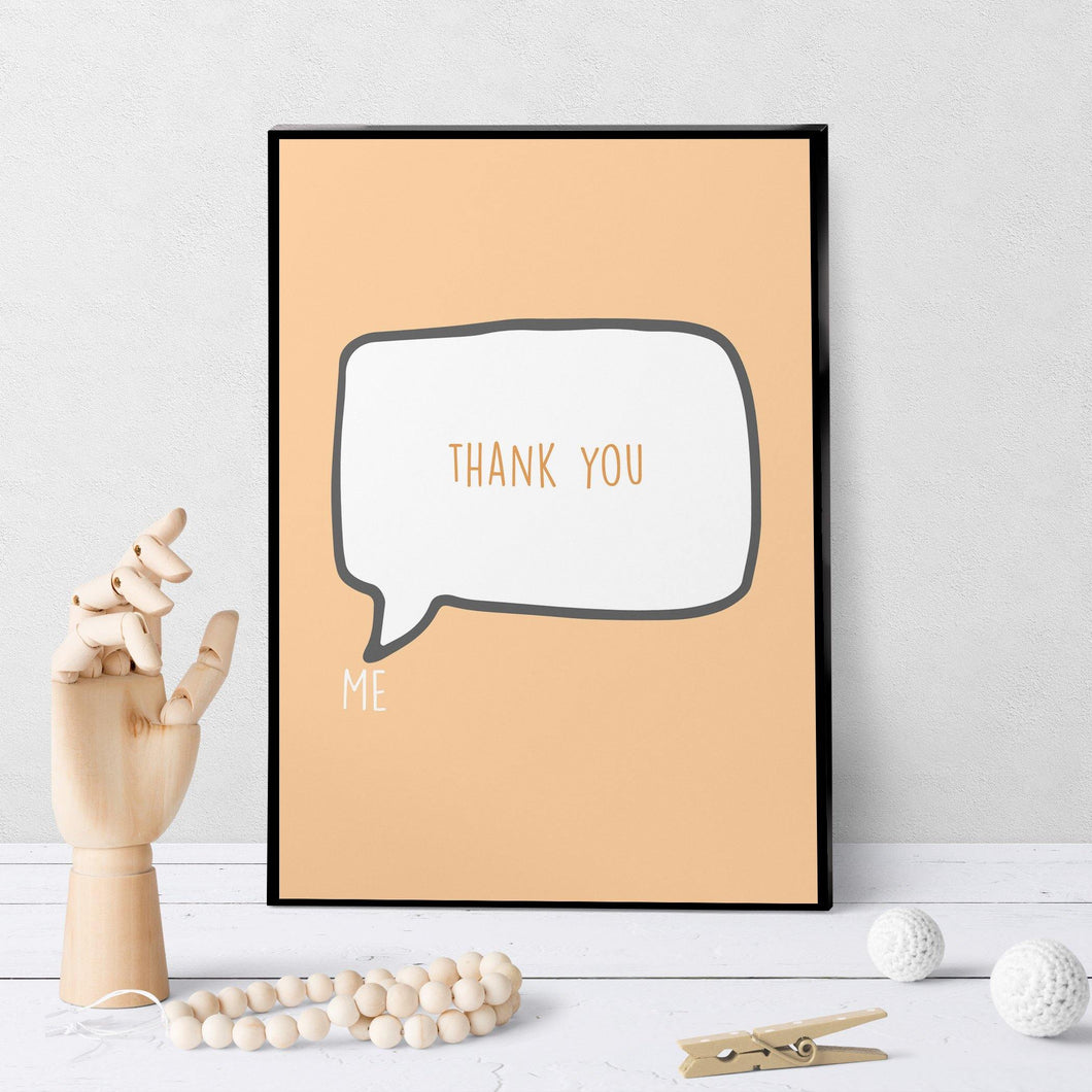 1186 Thank You From Me Art - deloresartcanada