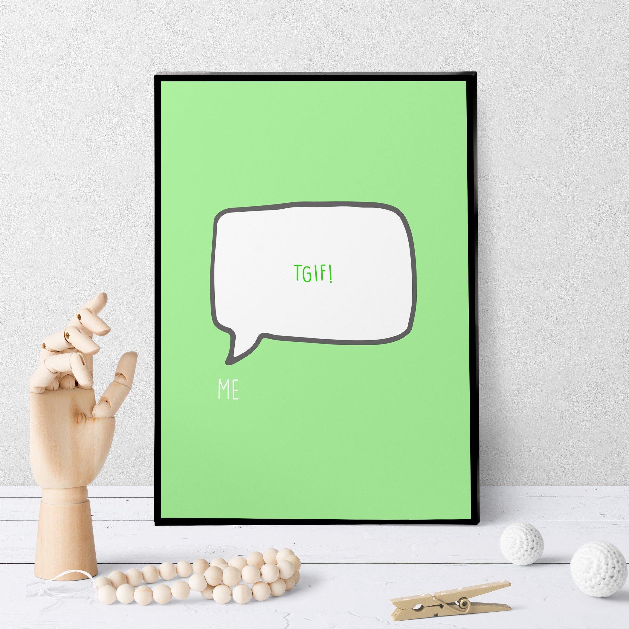 1190 Tgif Art - deloresartcanada