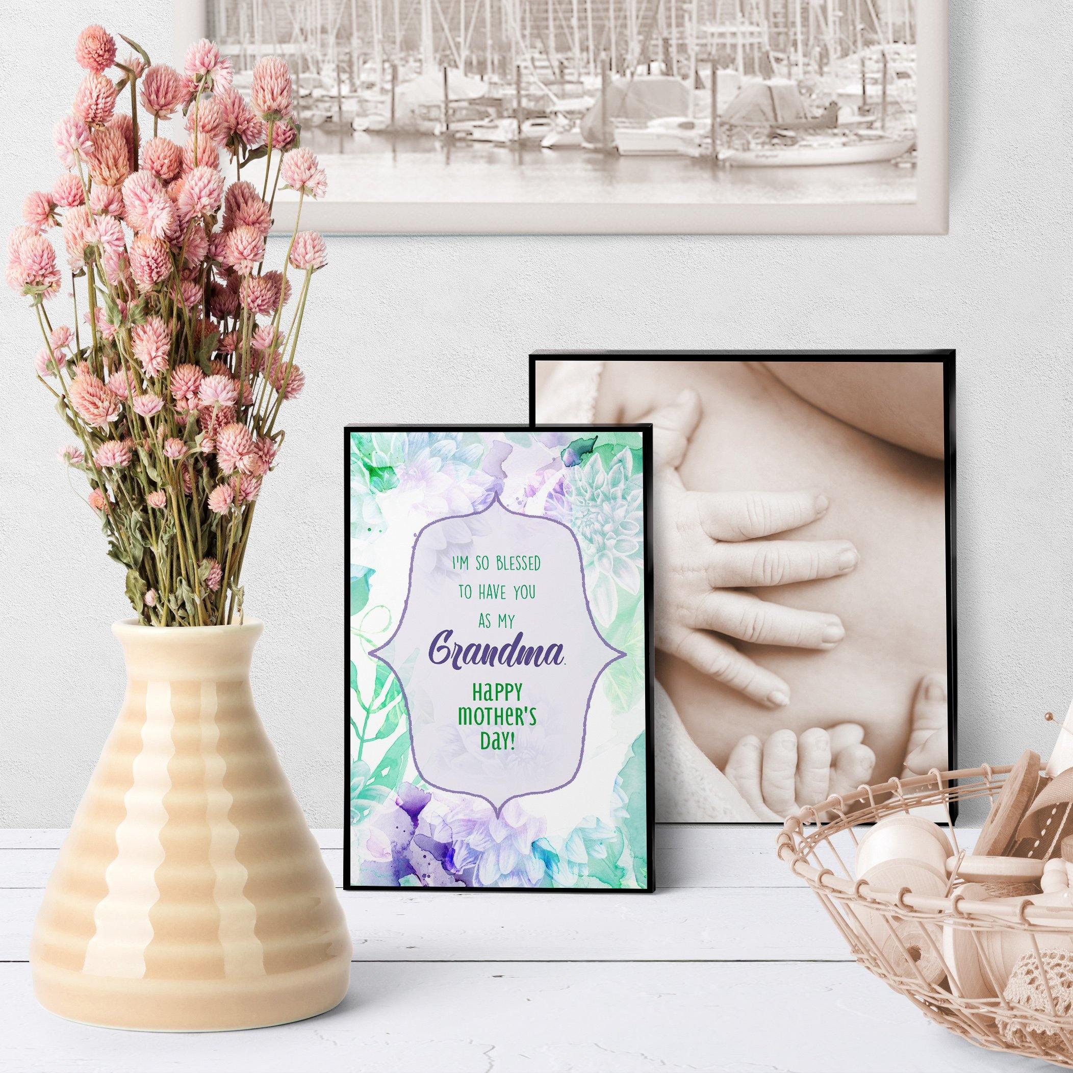 1192 Blessed You're My Grandma Mother's Day Art - deloresartcanada