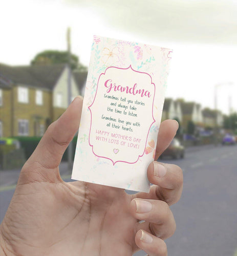 1193 Grandma You Always Listen Mother's Day Art - deloresartcanada