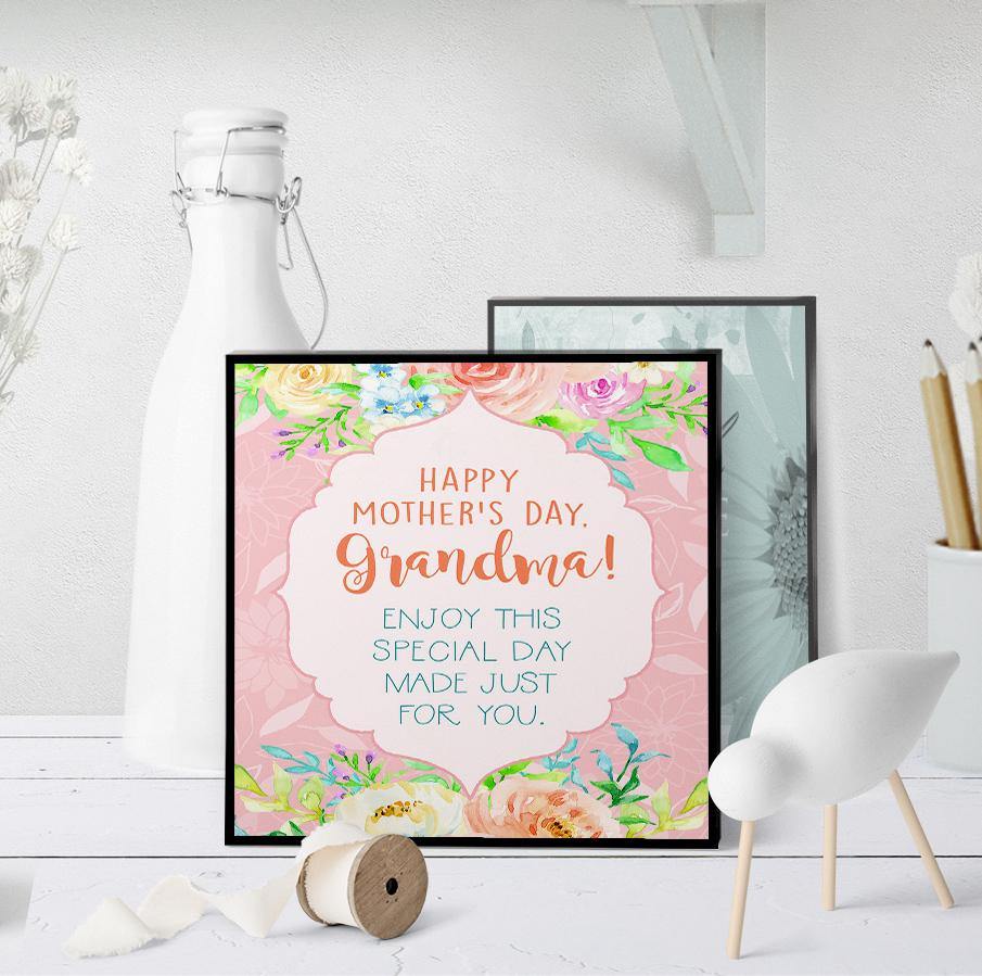 1195 Special Day For Grandma Mother's Day Art - deloresartcanada