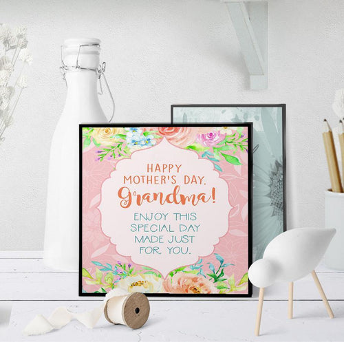 1195 Special Day For Grandma Mother's Day Art - deloresartcanada