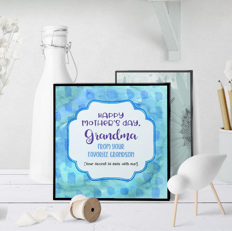 1198 Favorite Grandson Grandma Art - deloresartcanada
