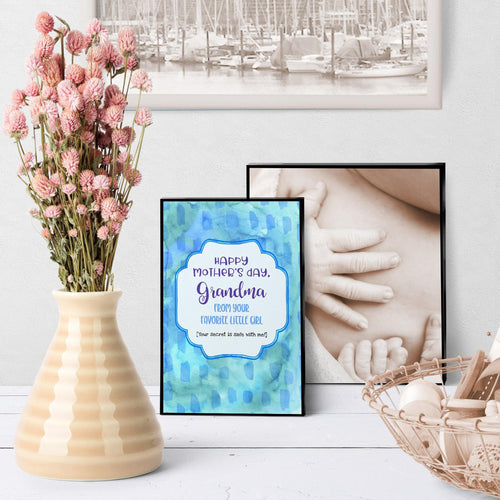1198 Favorite Grandson Grandma Art - deloresartcanada