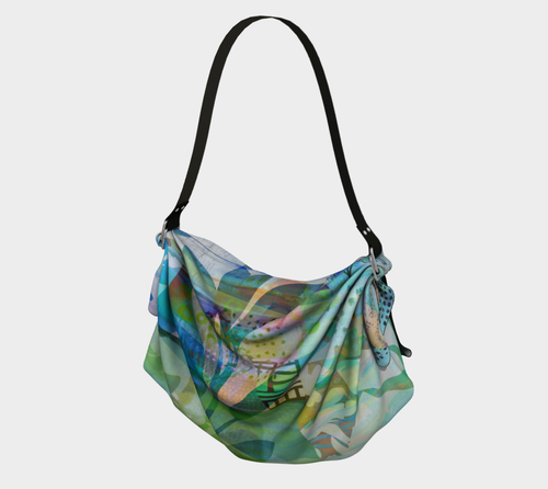 Graceful Sappling Origami Tote by Deloresart - deloresartcanada