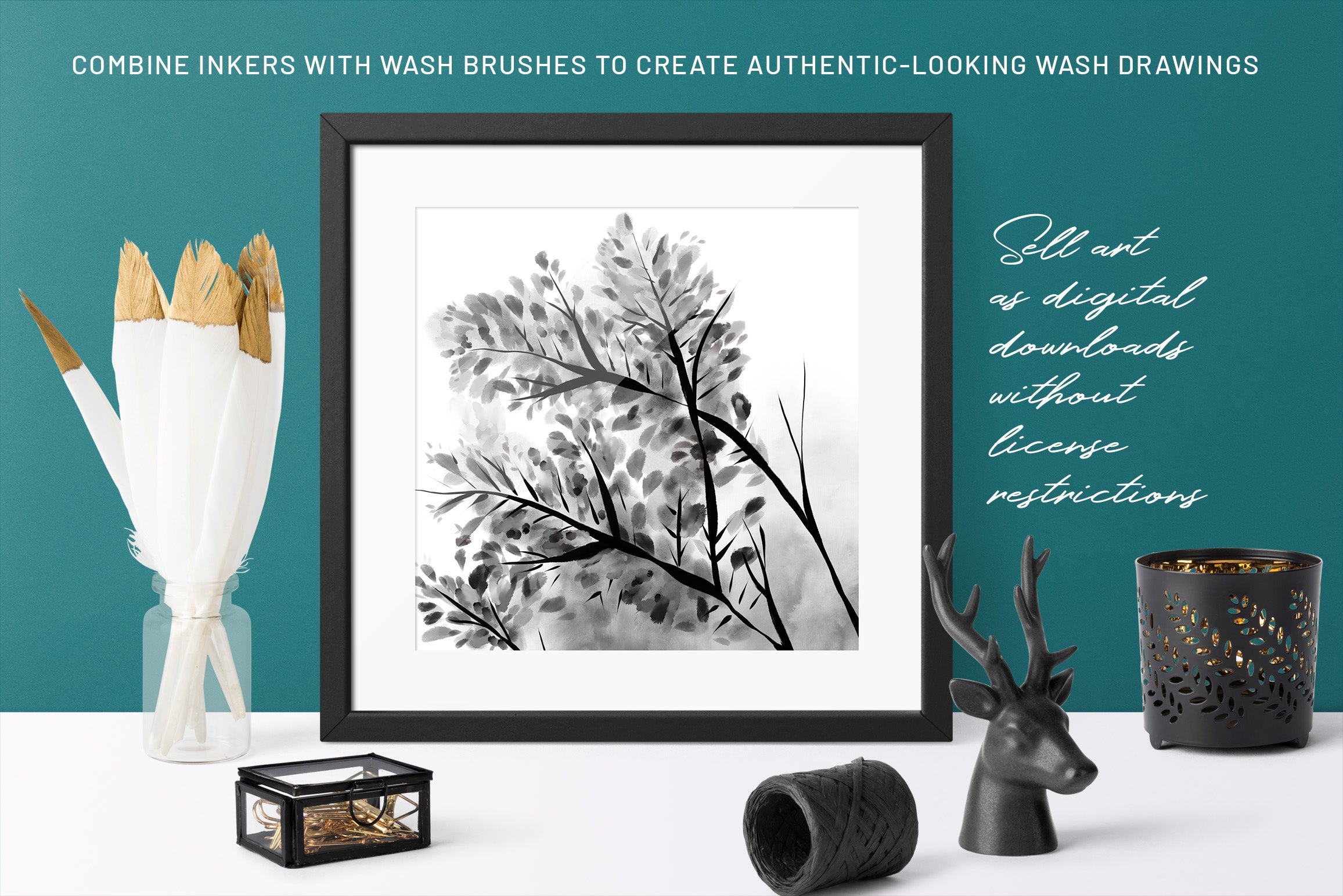 Volume 62 - Inky Business Procreate Brush Set