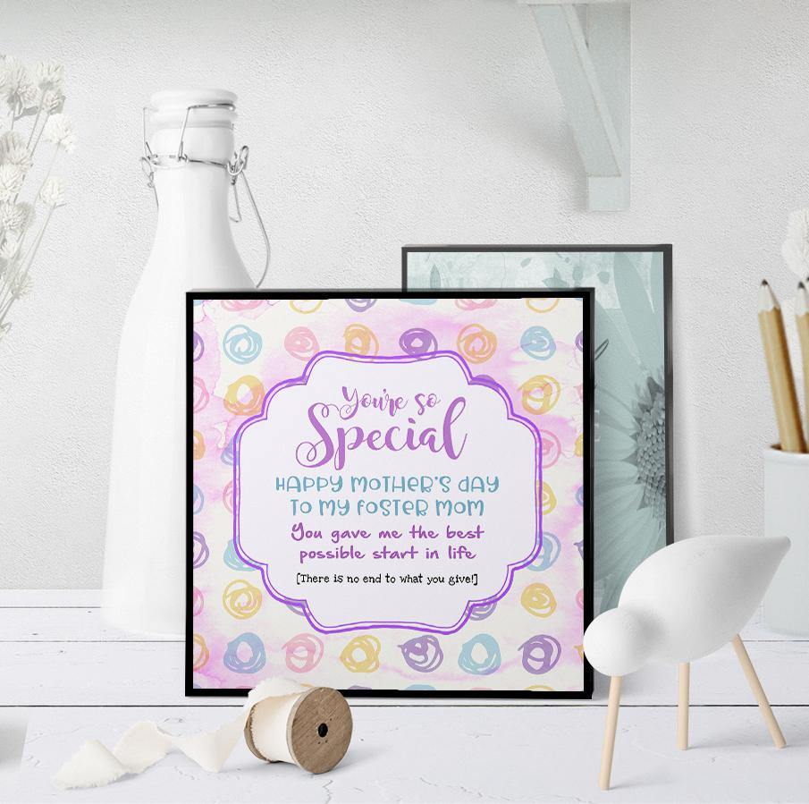 1200 Foster Mom Best Possible Start Art - deloresartcanada