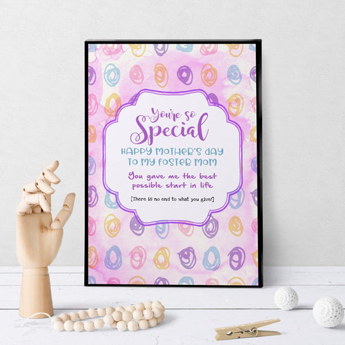 1200 Foster Mom Best Possible Start Art - deloresartcanada