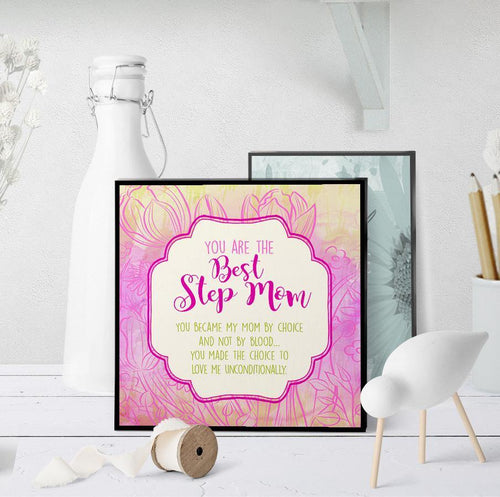 1201 Step Mom Mom By Choice Art - deloresartcanada