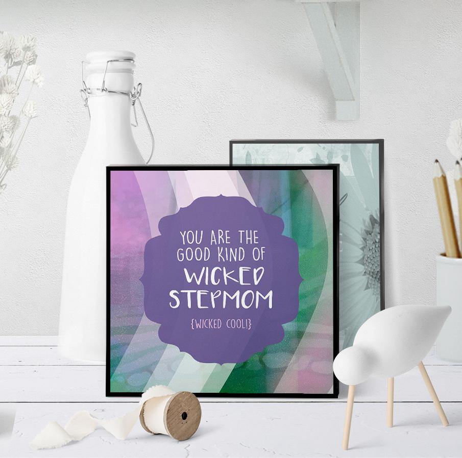 1205 Good Wicked Step Mom Art - deloresartcanada