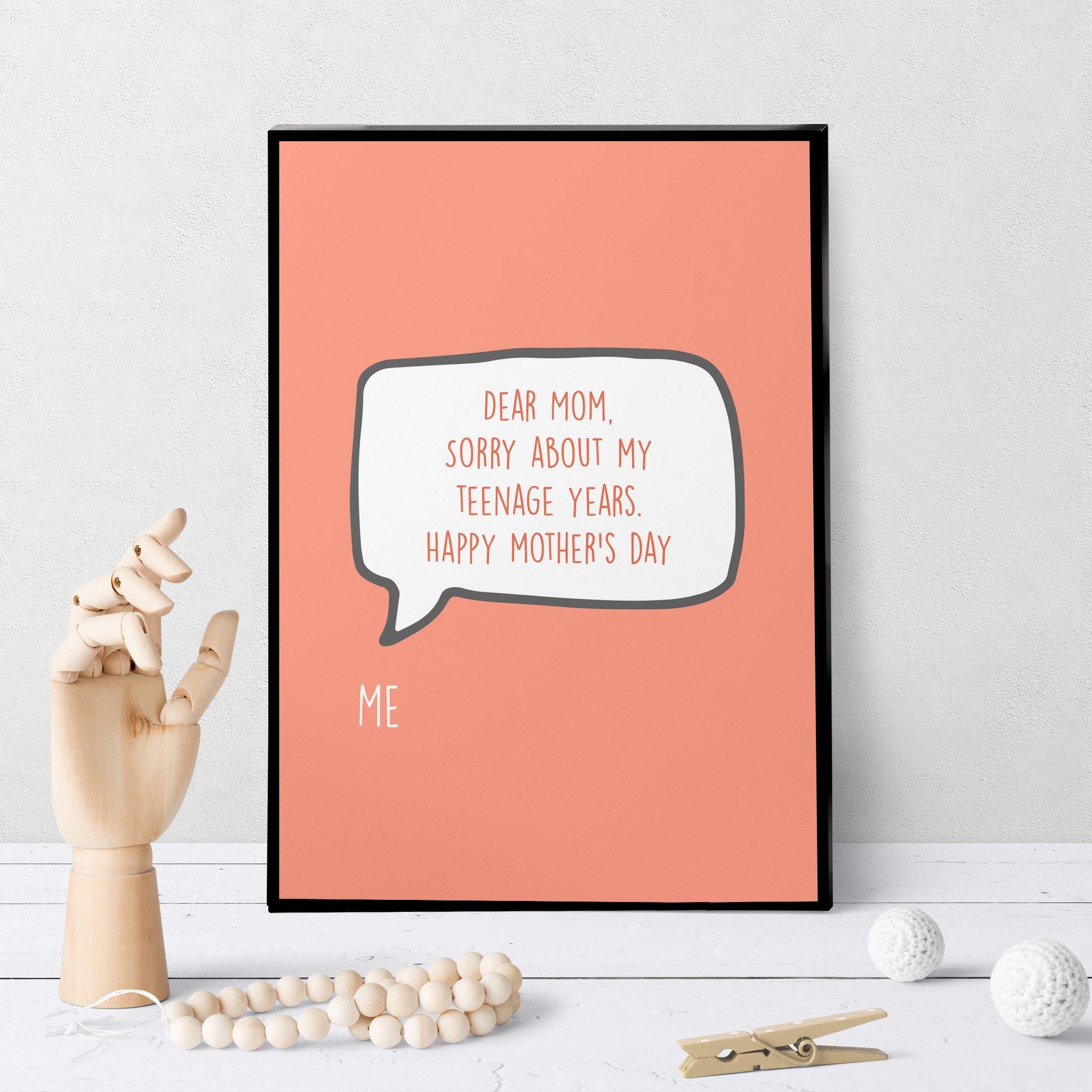 1210 Sorry For My Teenage Years Art - deloresartcanada