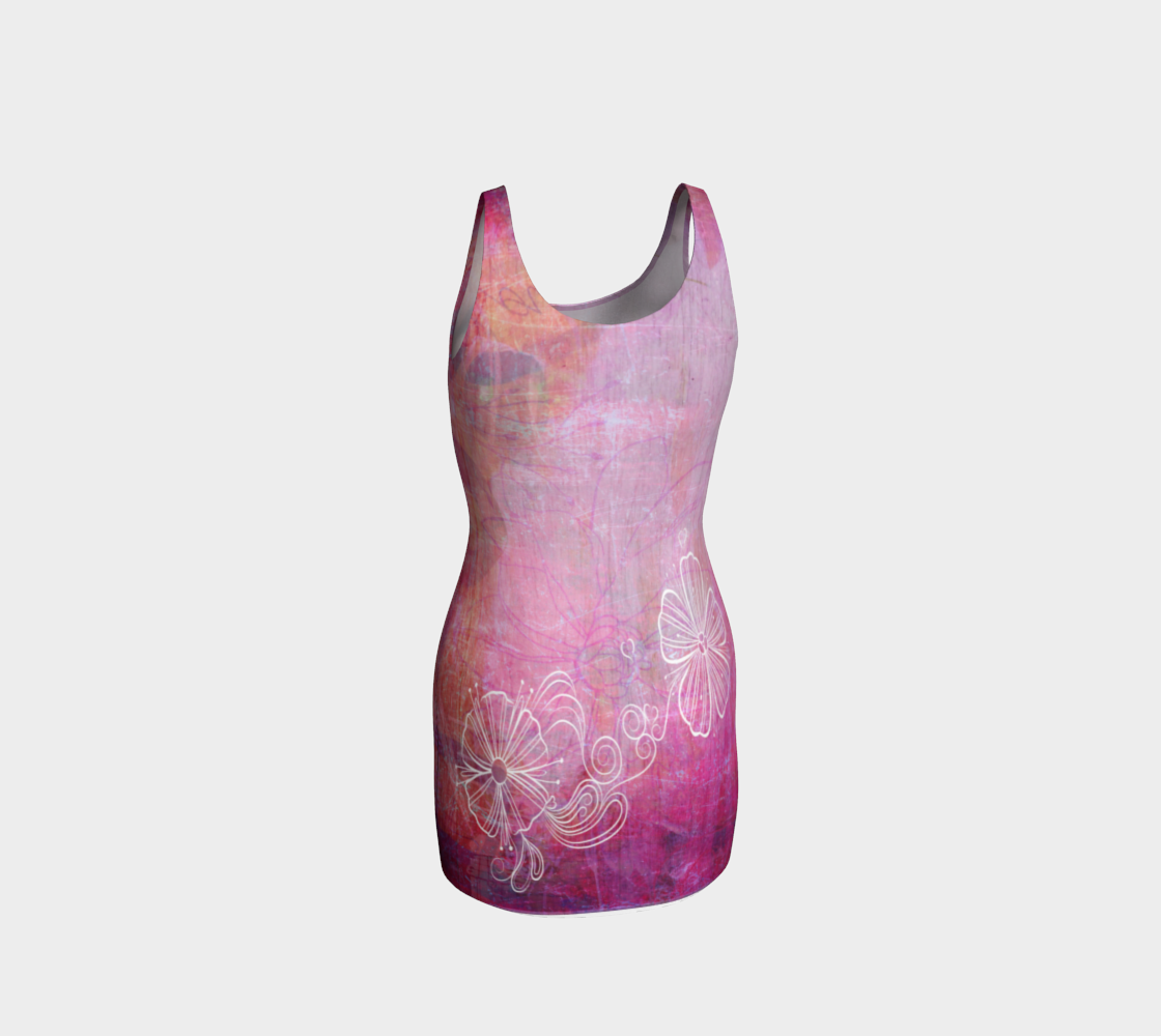 Bra Off Bodycon Dress by Deloresart