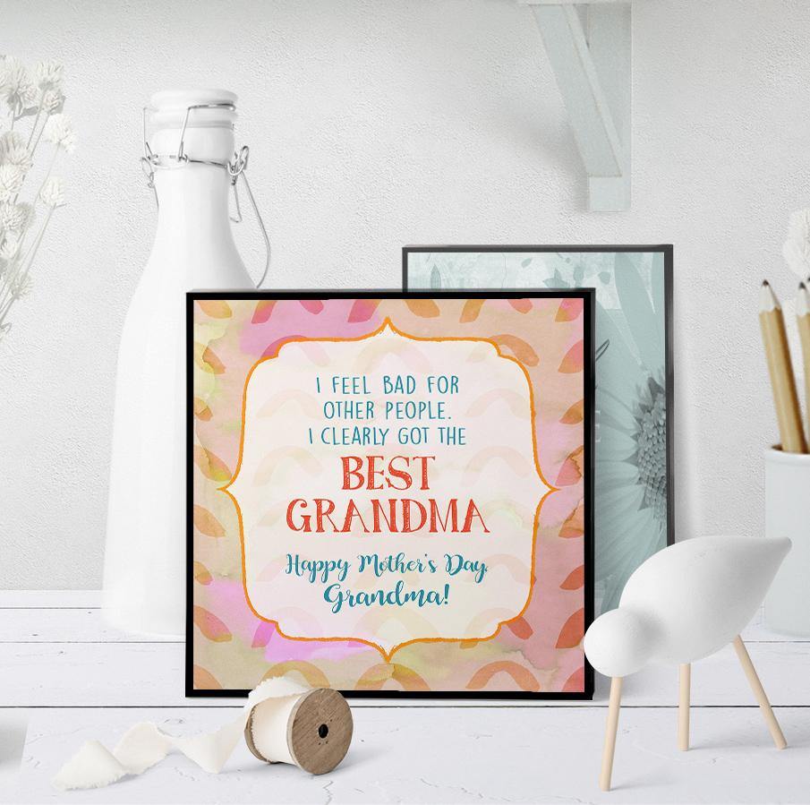 1213 I Clearly Got The Best Grandma V2 Art - deloresartcanada
