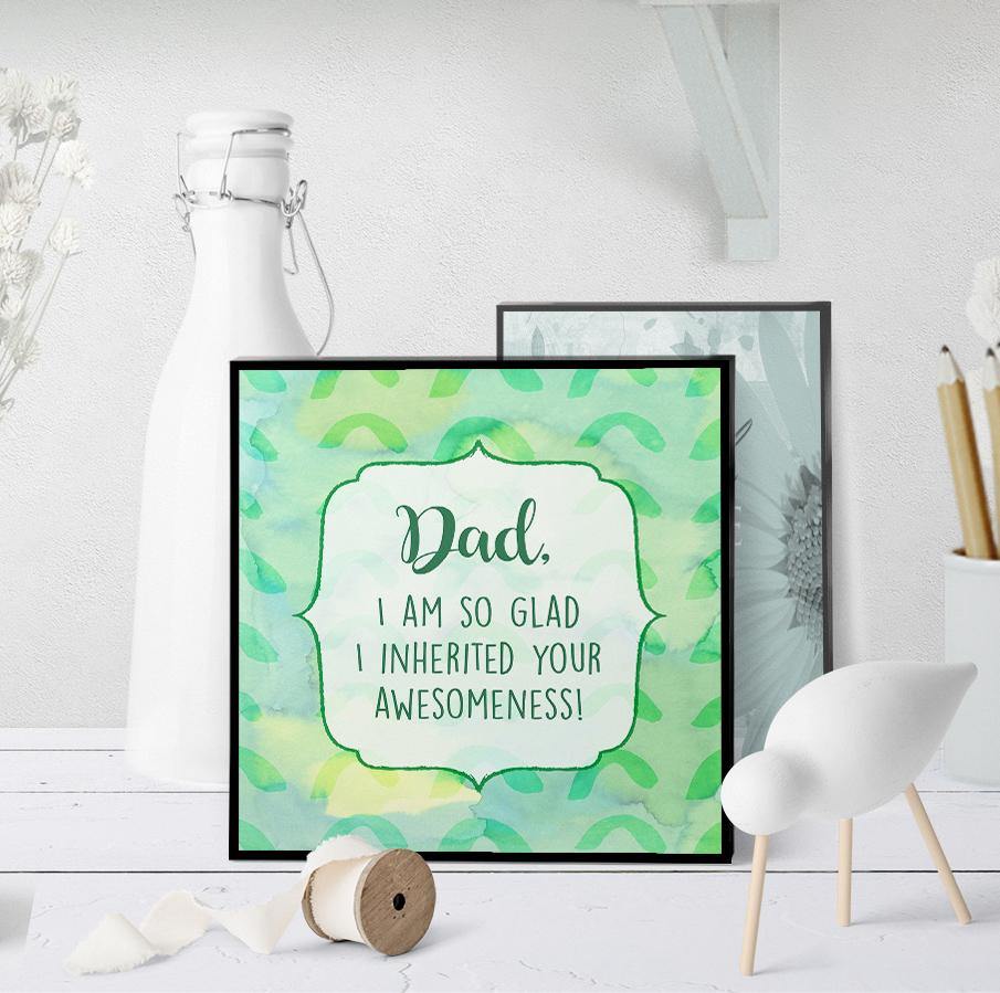 1214 Dad Awesomeness Art - deloresartcanada