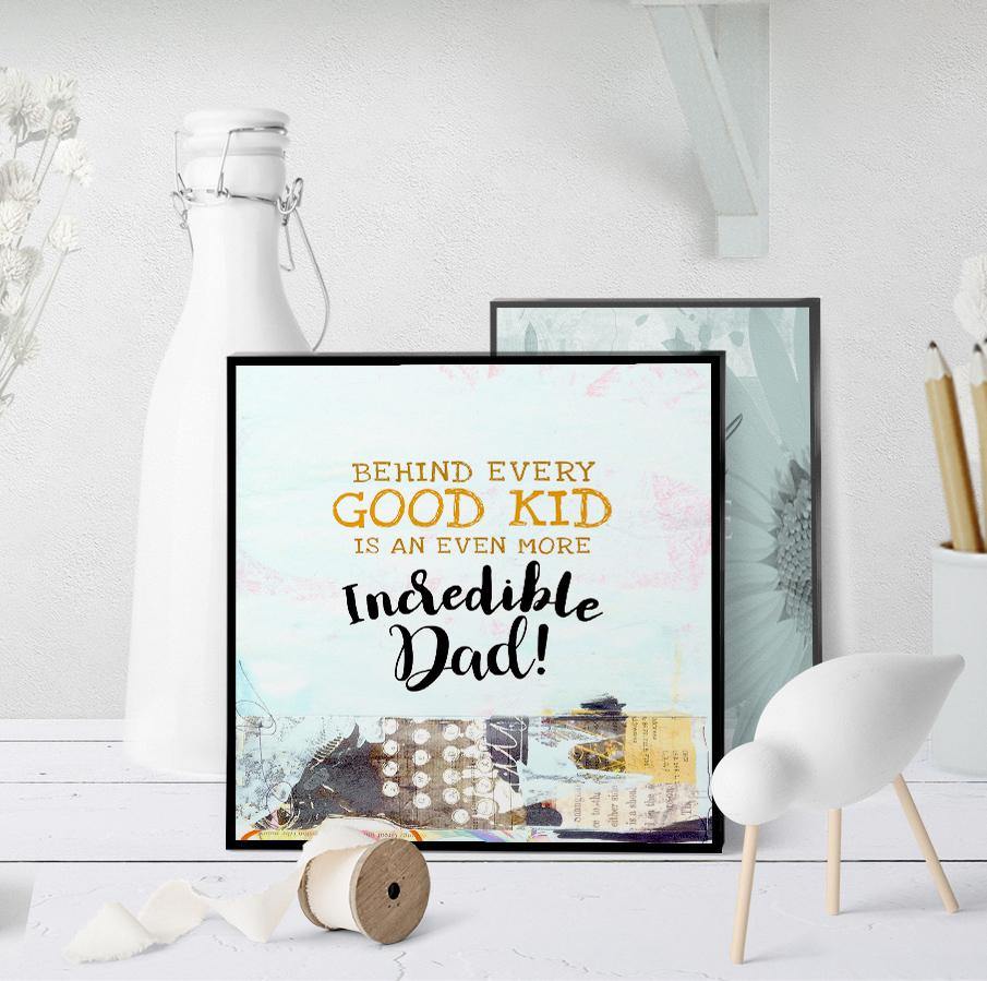 1223 Good Kid, Great Dad Art - deloresartcanada