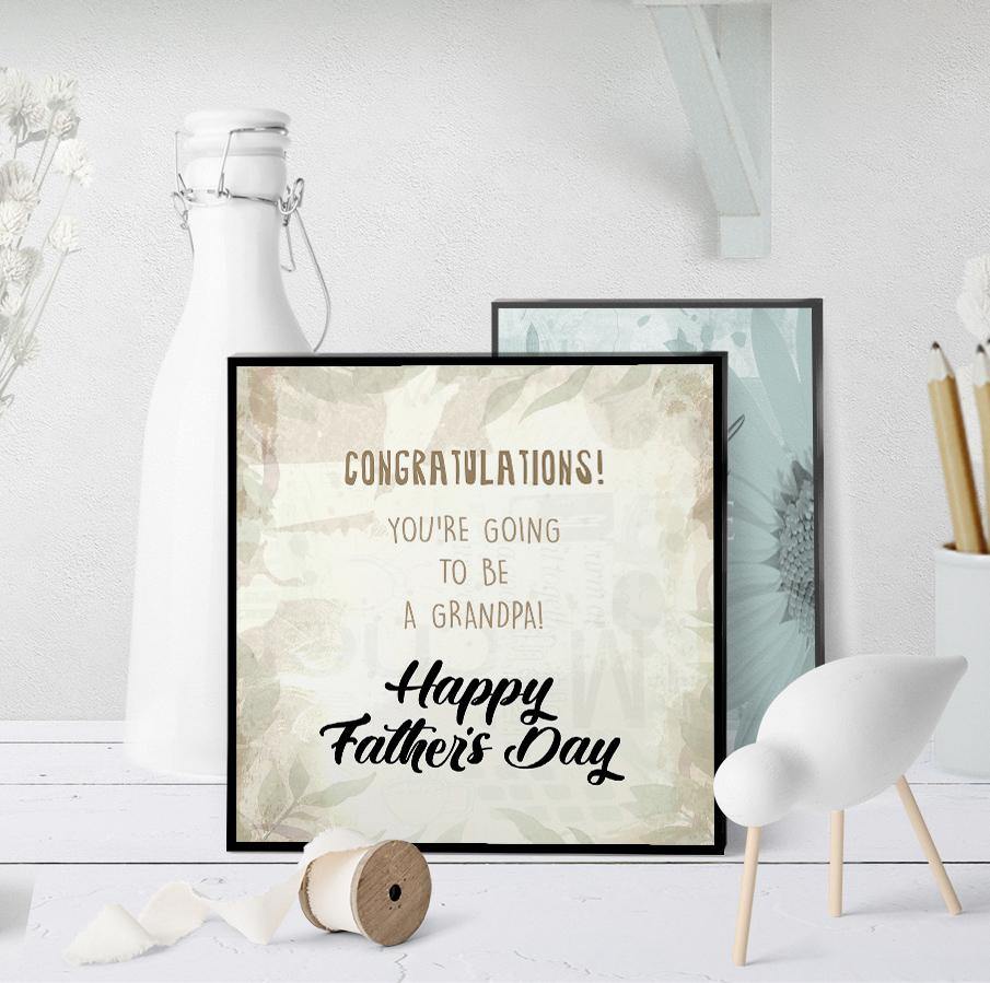 1227 Congratulation Grandpa Art - deloresartcanada
