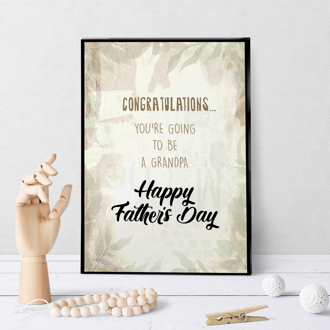 1227 Congratulation Grandpa Art - deloresartcanada