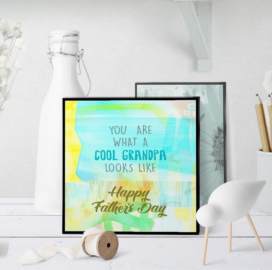 1228 What A Cool Grandpa Looks Like Art - deloresartcanada