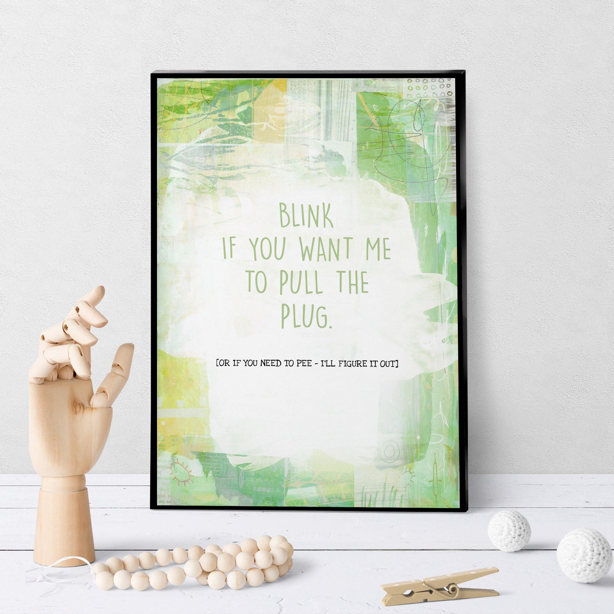 1232 Blink Pull The Plug Art