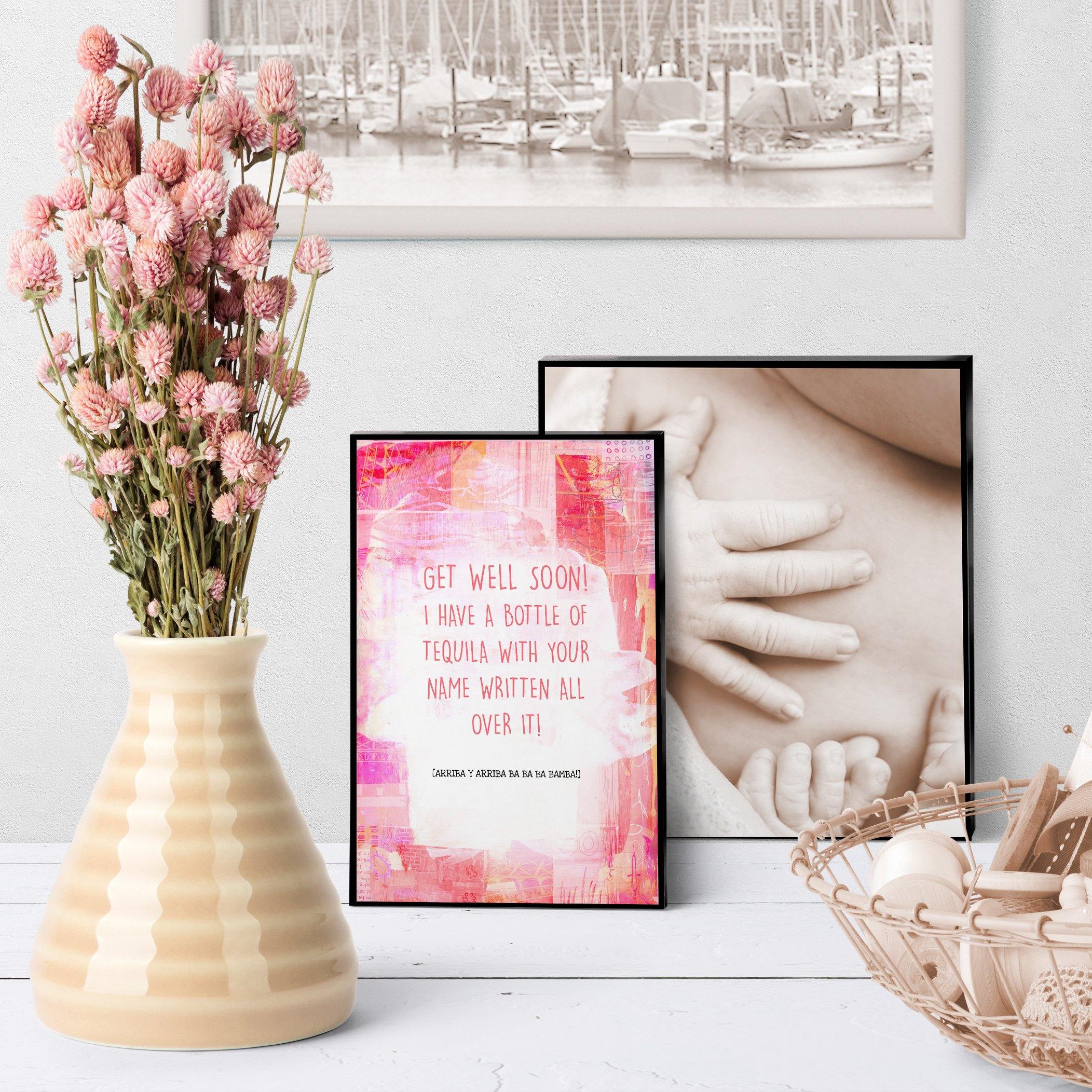 1233 Get Well Tequila Art - deloresartcanada