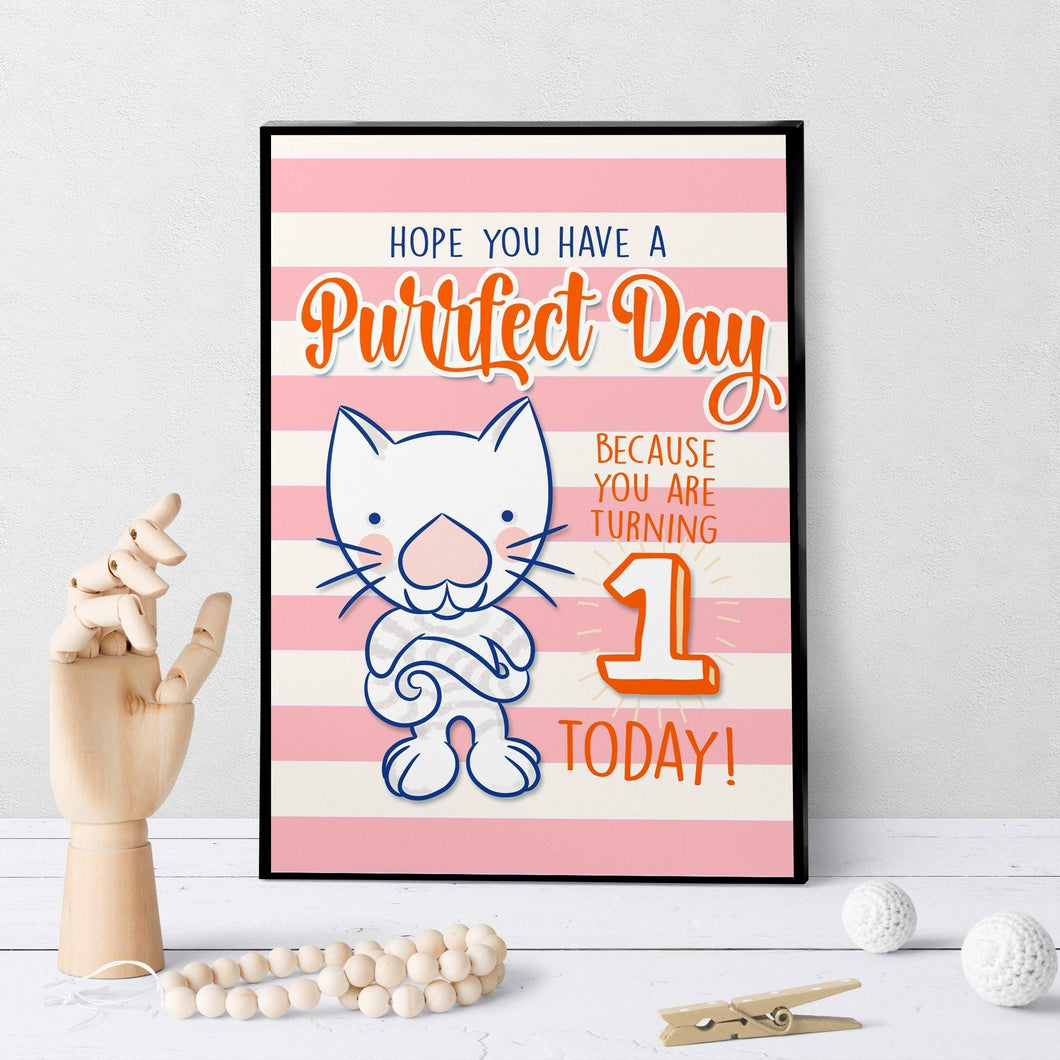 1236 Have A Purr Fect Birthday 1 Art - deloresartcanada