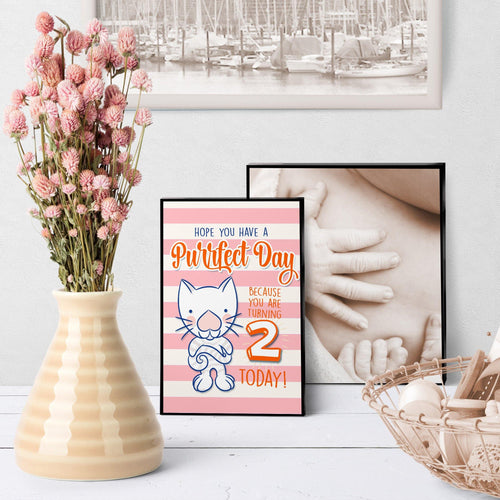 1236 Have A Purr Fect Birthday 2 Art - deloresartcanada