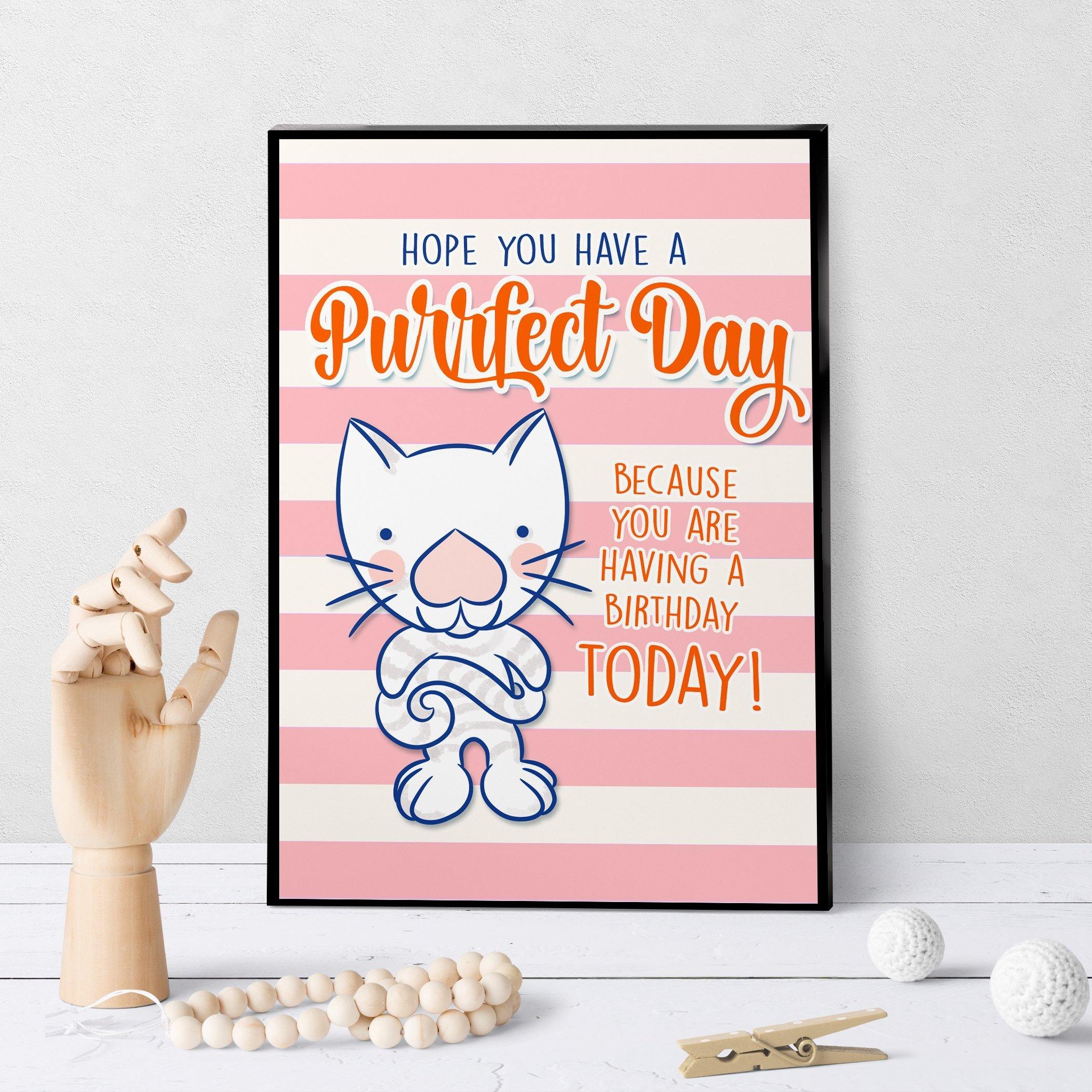 1236 Have A Purr Fect Birthday Art