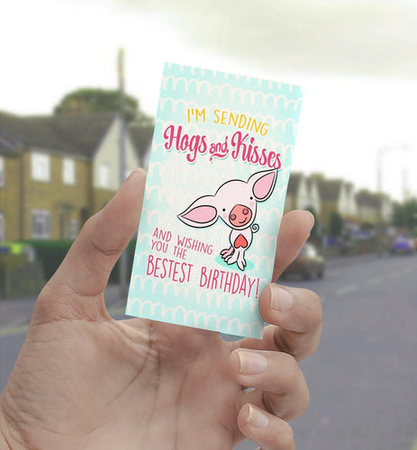 1238 Piggy Birthday Art - deloresartcanada