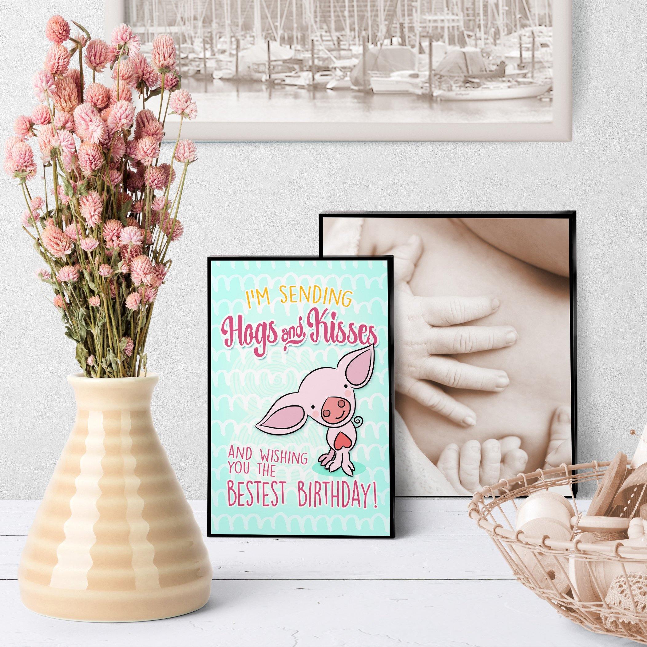 1238 Piggy Birthday Art - deloresartcanada