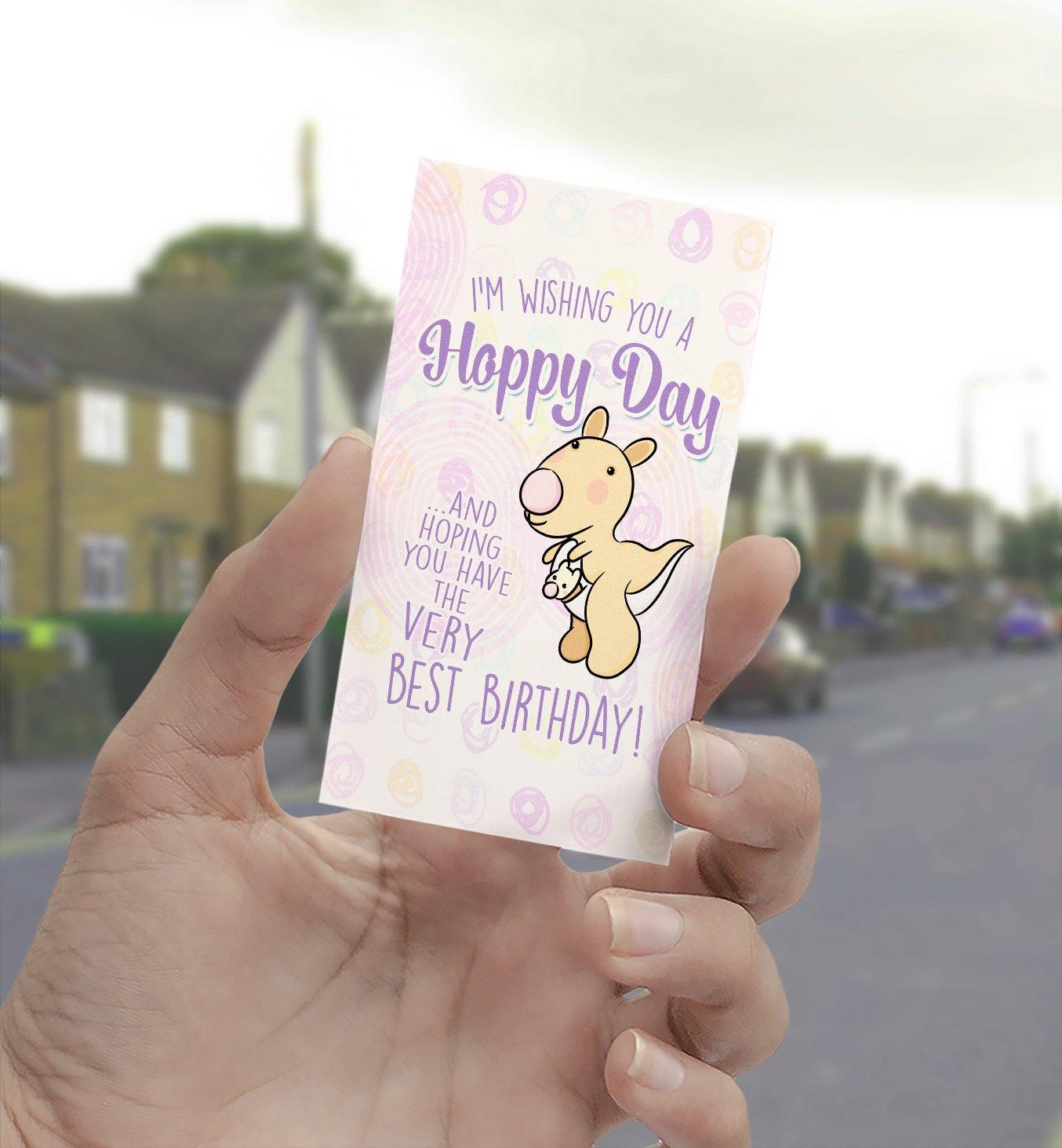 1239 Kangaroo Birthday 1 Art - deloresartcanada