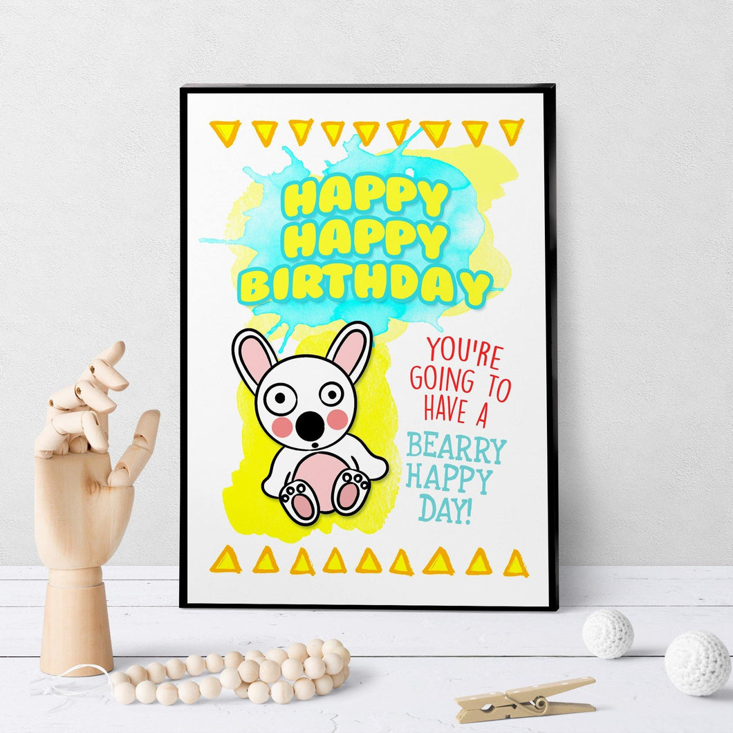 1240 Baby Bear Art - deloresartcanada