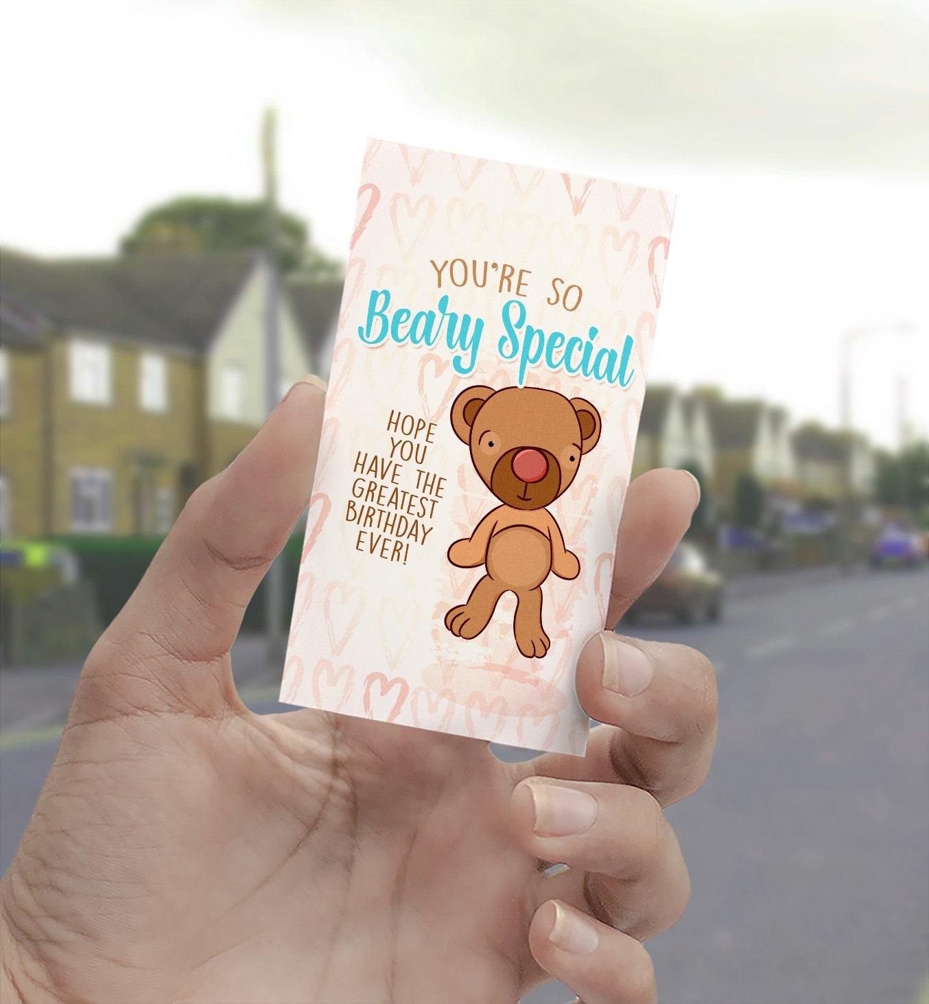 1241 Belly Bear Birthday Art - deloresartcanada