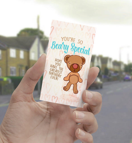 1241 Belly Bear Birthday Art - deloresartcanada